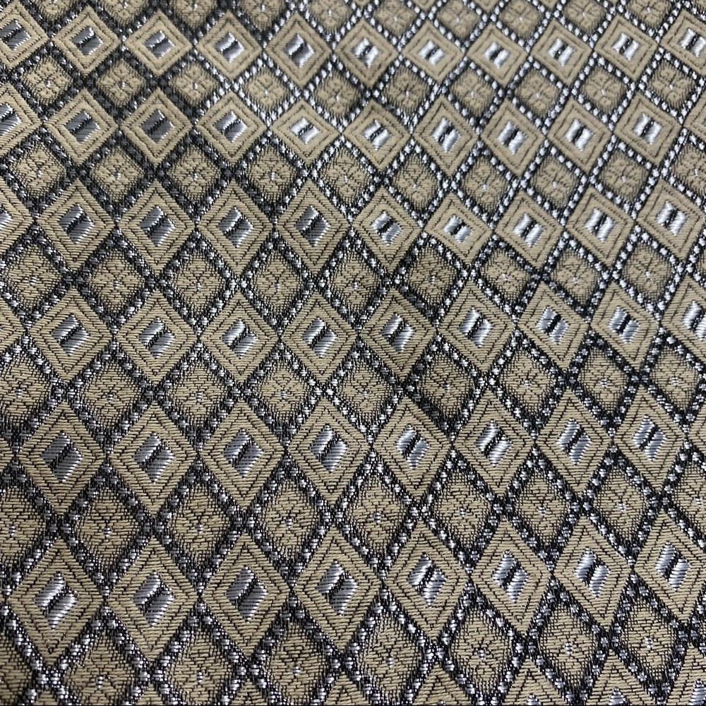 Max Studio Beige and Black Patterned Midi Dress - Picture 7 of 15